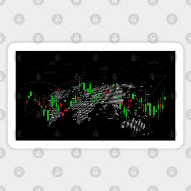 Stock Market Graph Stock Market Gift Sticker TeePublic